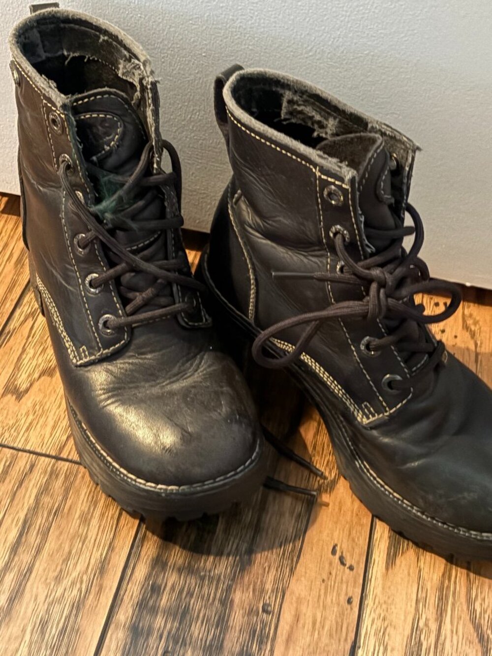Black boots